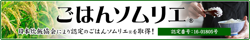 ごはんソムリエを取得